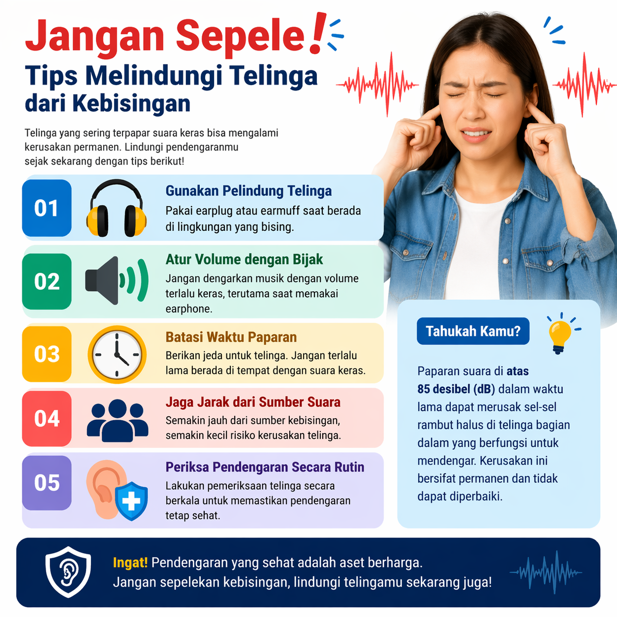 Jangan Sepele! Tips Melindungi Telinga dari Kebisingan