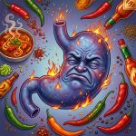 makanan pedas terhadap lambung